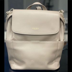 Mina Baie - mini Kinney backpack (vegan) in Sand